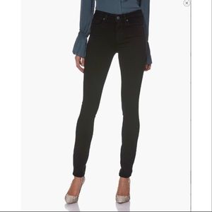 PAIGE ‘HOXTON’ ULTRA SKINNY BLACK JEANS